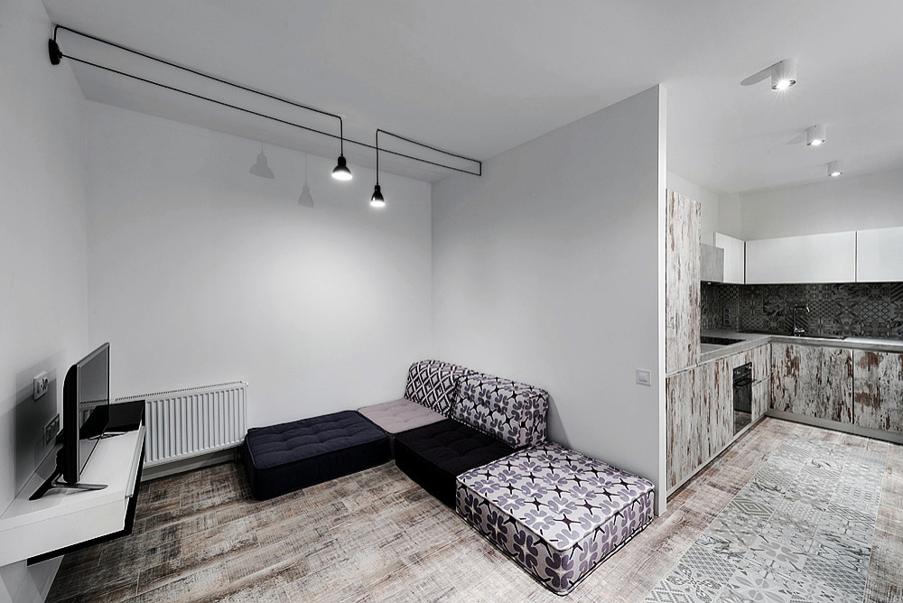 Houzz Украина: Ода серому цвету в брутально-романтичном интерьере