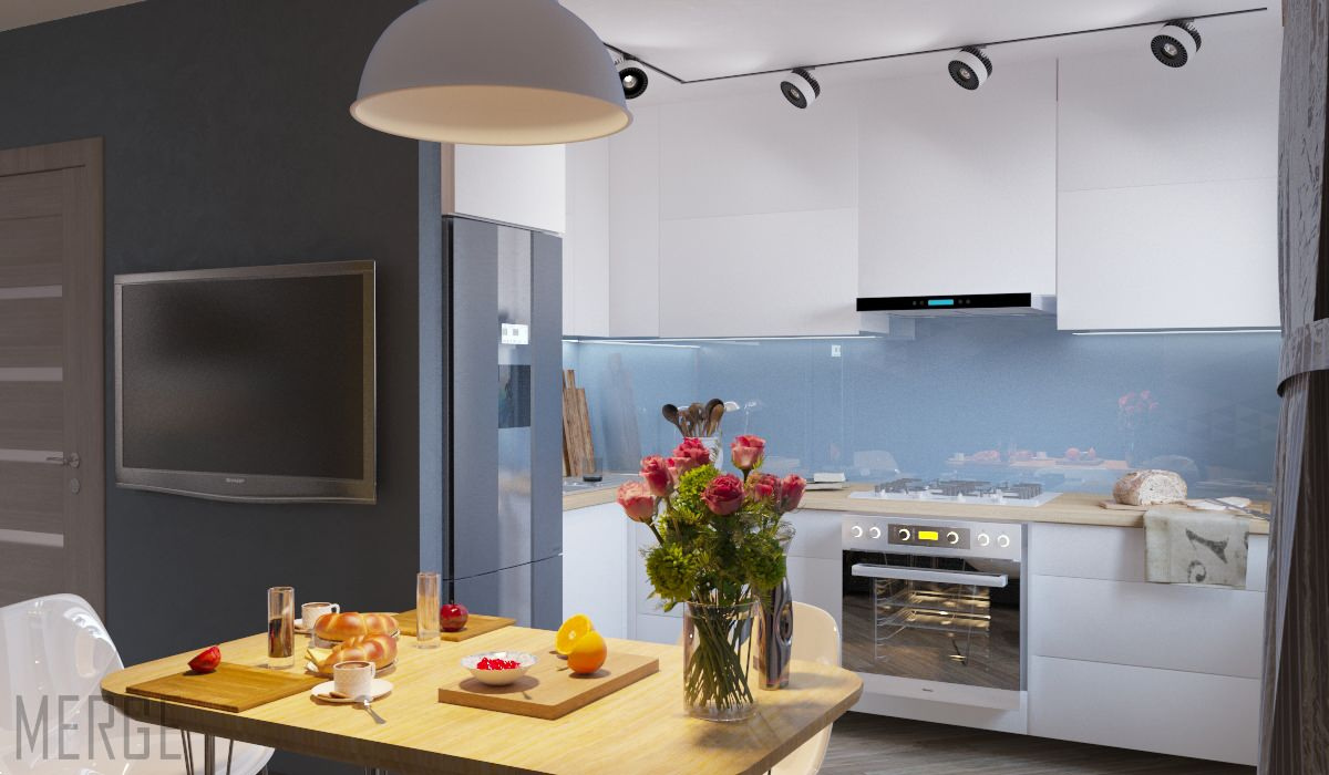 Реконструкция двухкомнатной квартиры в Николаеве. Фрагмент.