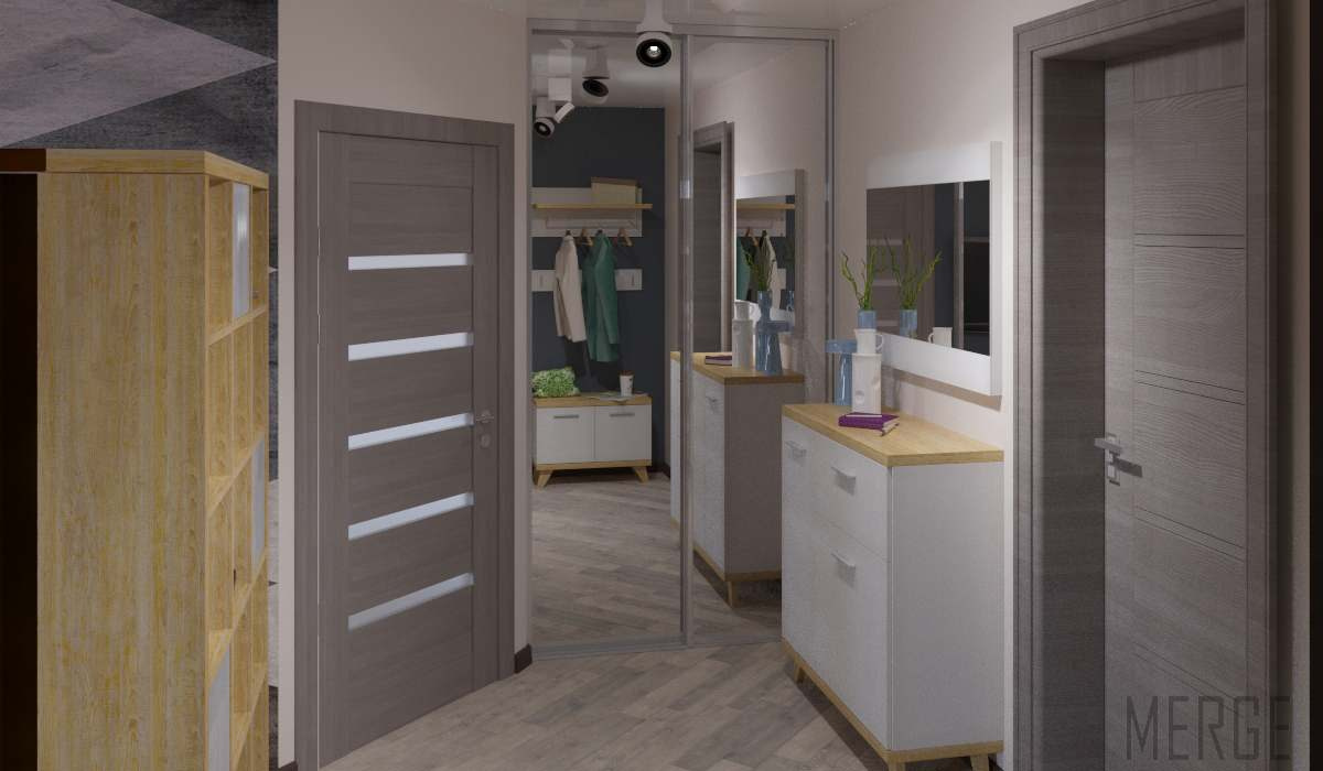 Реконструкция двухкомнатной квартиры в Николаеве. Фрагмент.