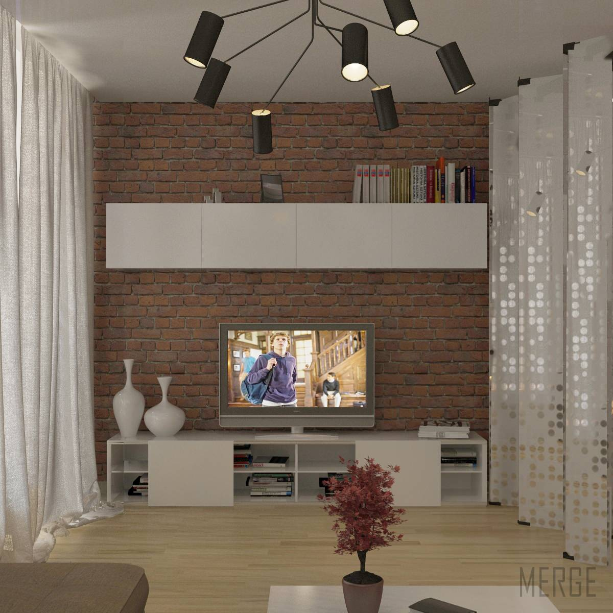 Однокомнатная квартира с элементами Loft. Одесса