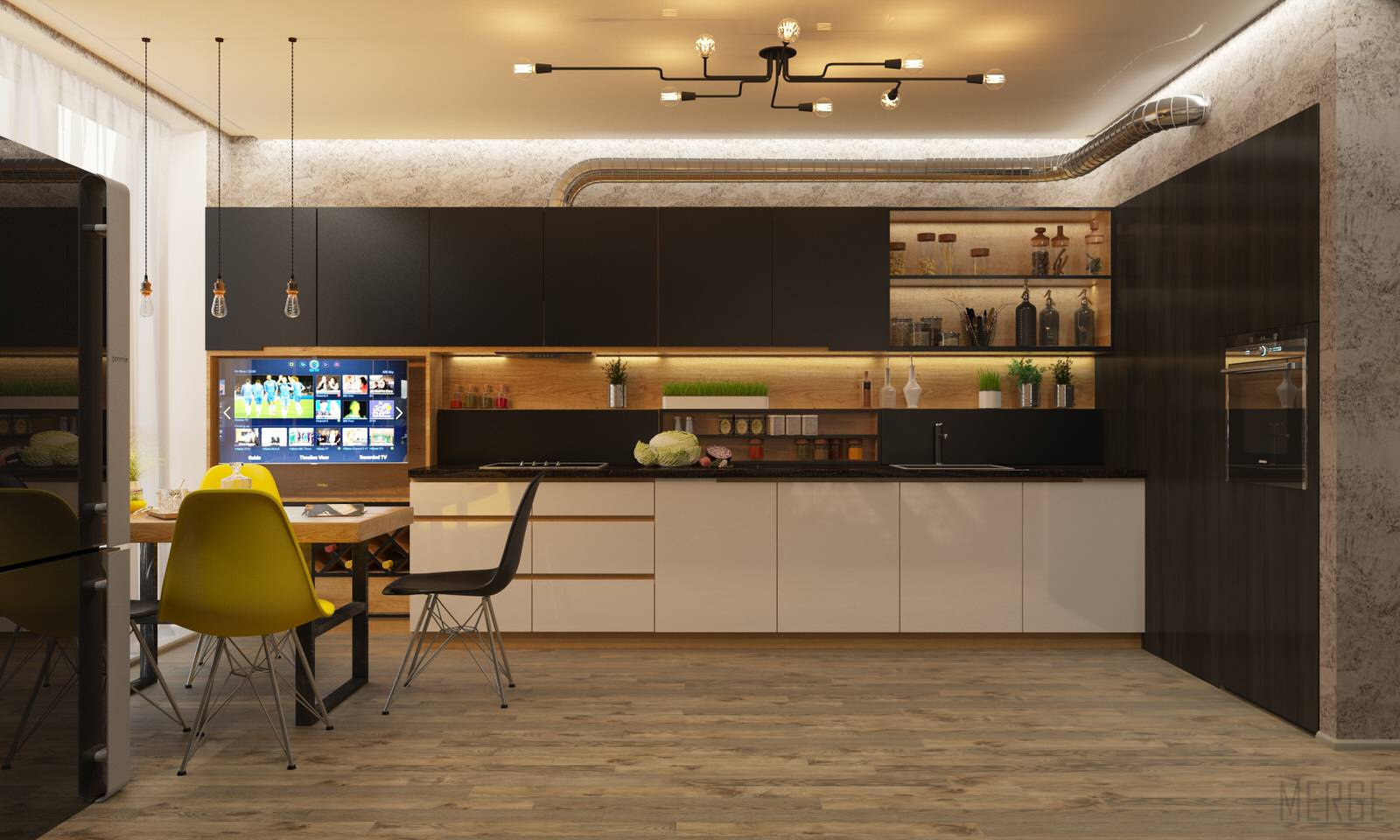 Обложка проекта: Однокомнатная квартира в стиле Loft. Одесса