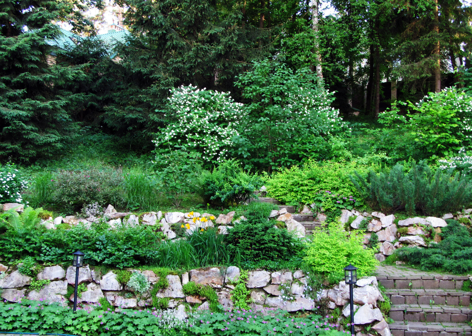 Террасирование склона