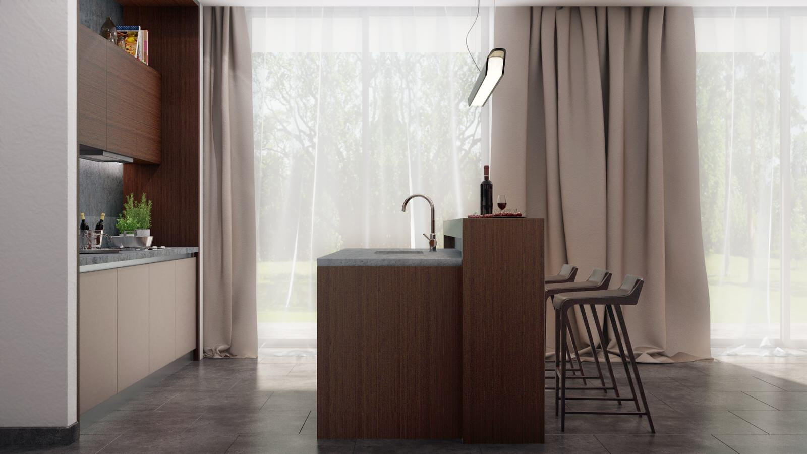 Кухня в современном стиле