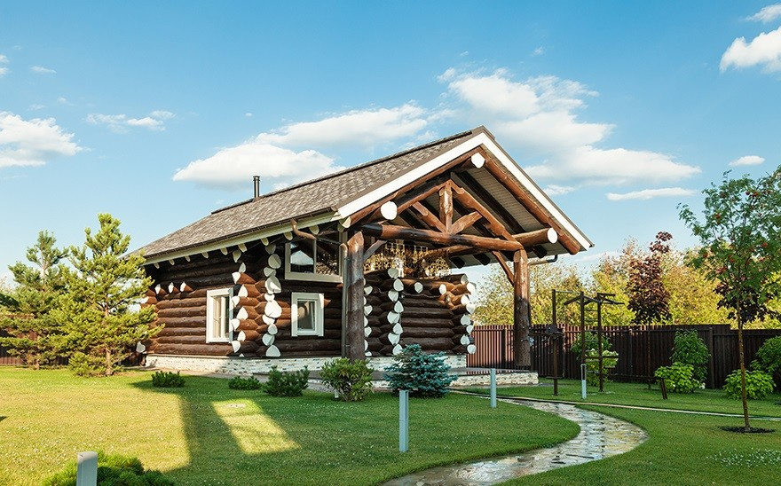 Обложка проекта: Сеча. Нестандартная бревенчатая баня