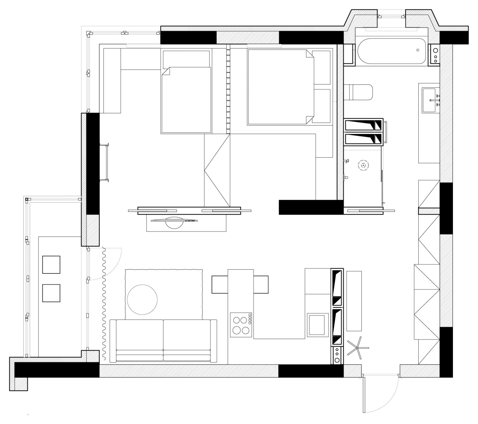 Houzz Украина: Скандинавский минимализм в интерьере киевской квартиры