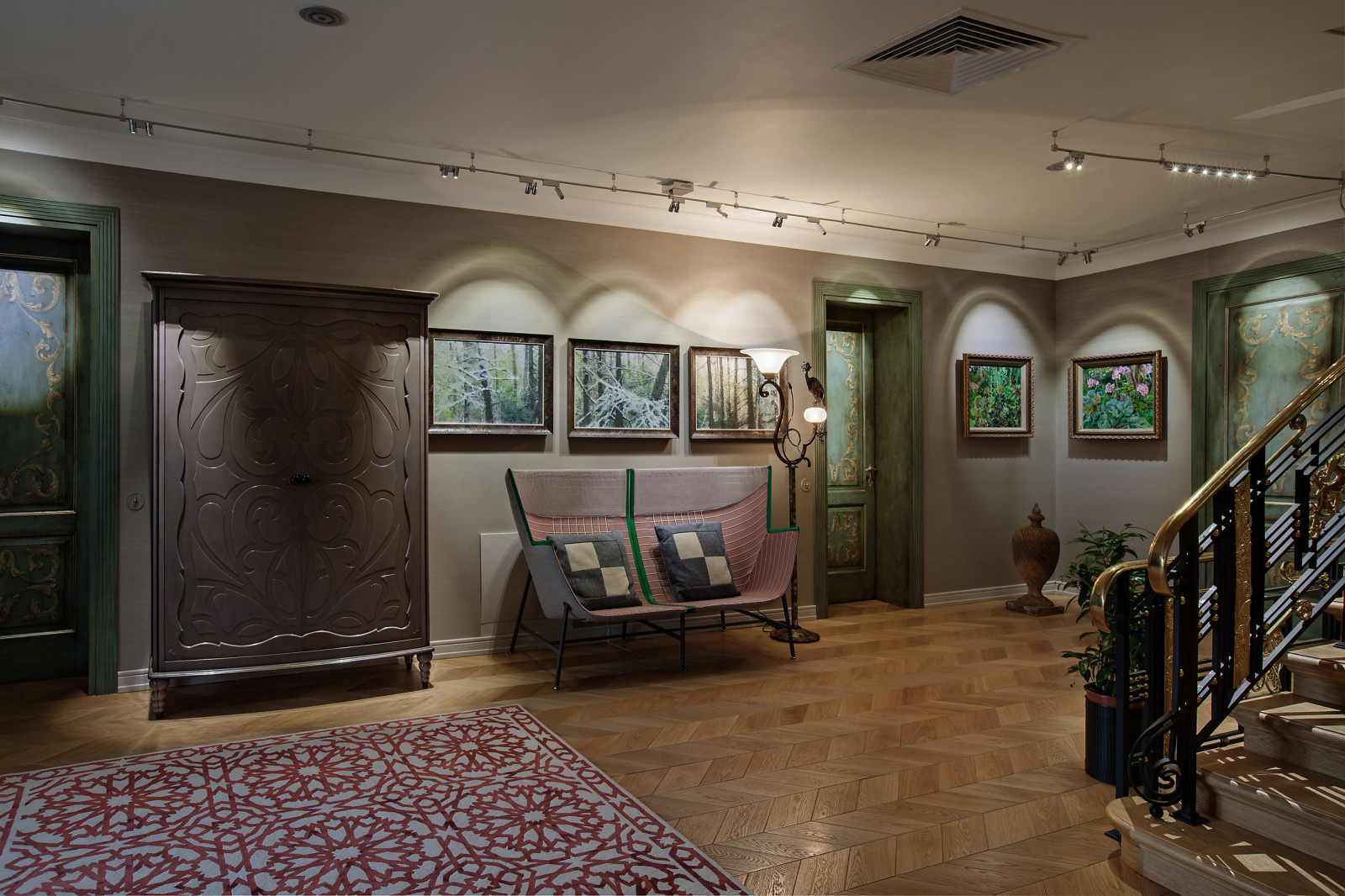 Houzz тур: Подмосковный дом — скромный снаружи, но яркий внутри