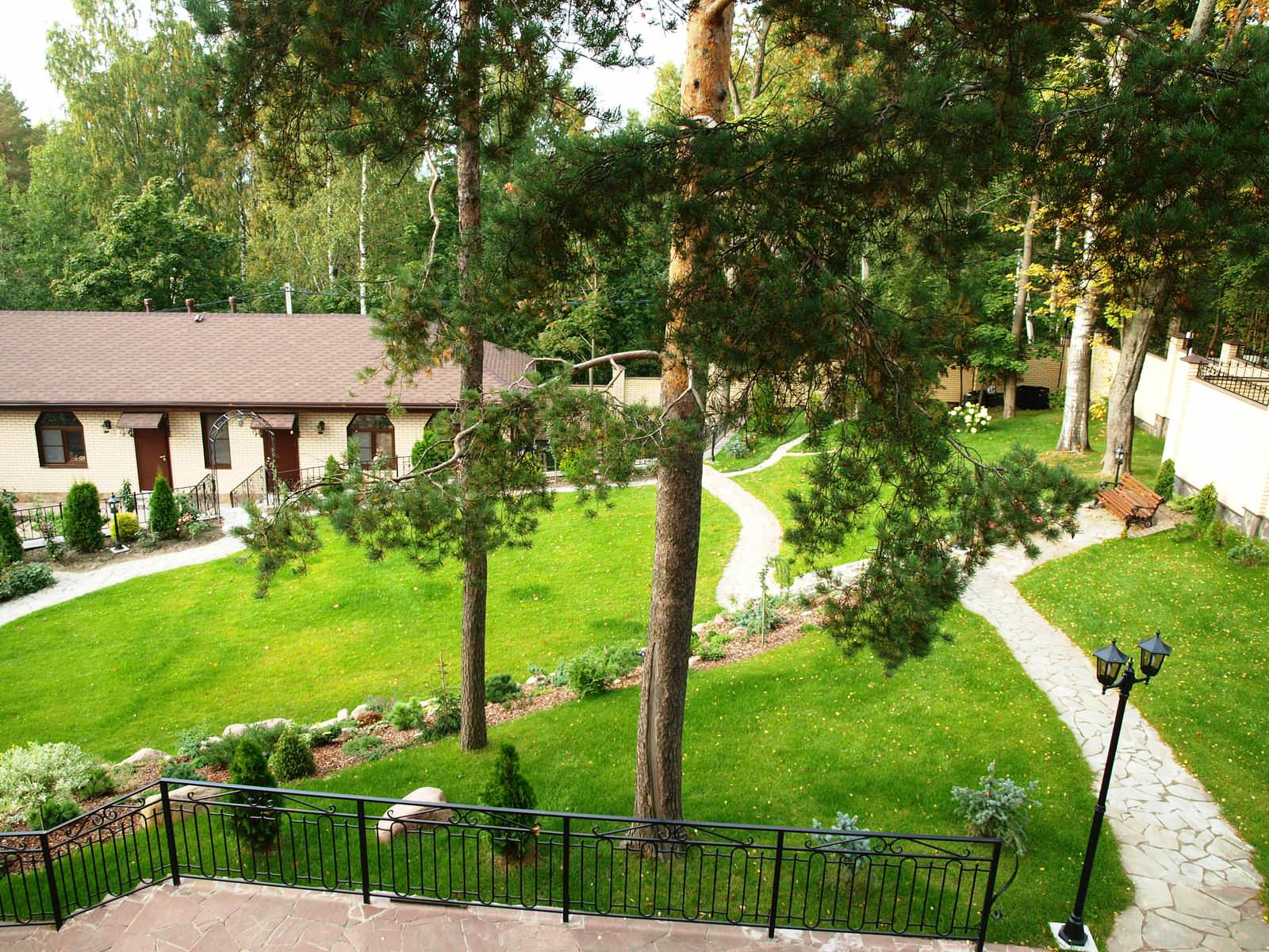 Террасный сад на склоне