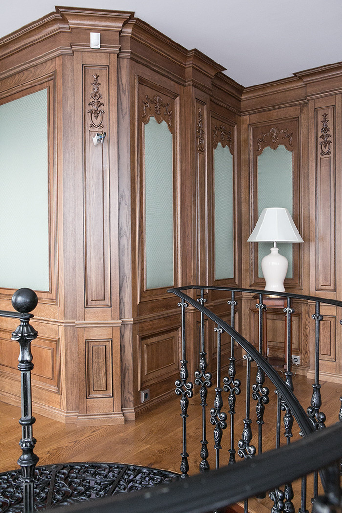 Кабинет в классическом стиле из дуба