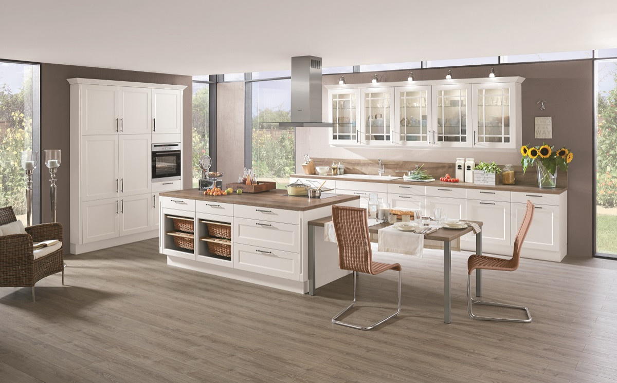 Кухня с фонариками