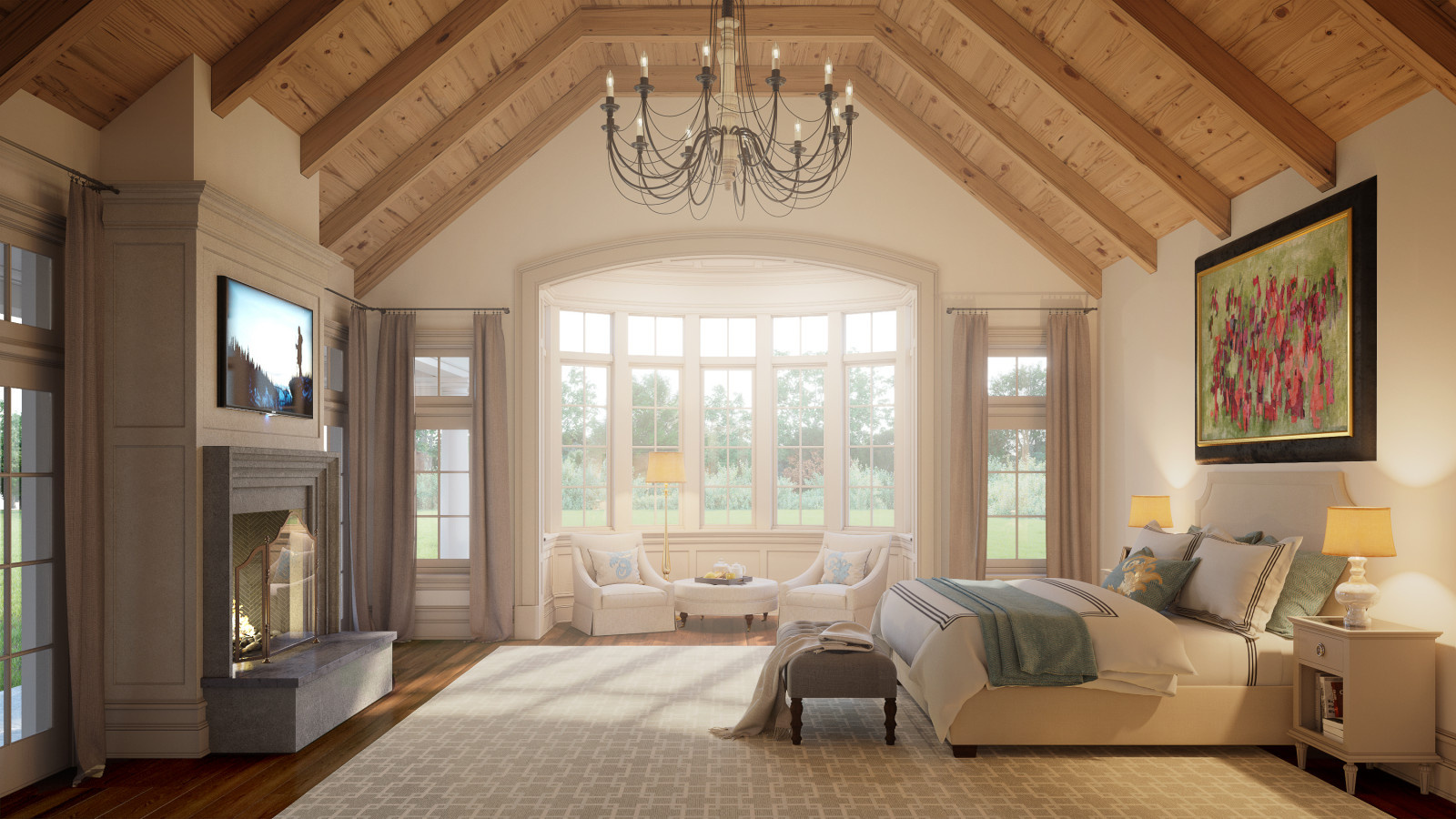 Gambrel style house, Greenwich, CT, US.