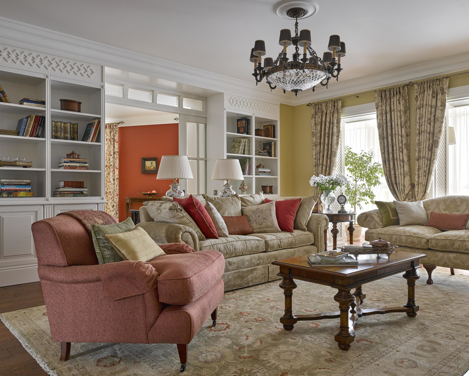 Фотосъемка интерьера квартиры на Весковском переулке для SALON Классика