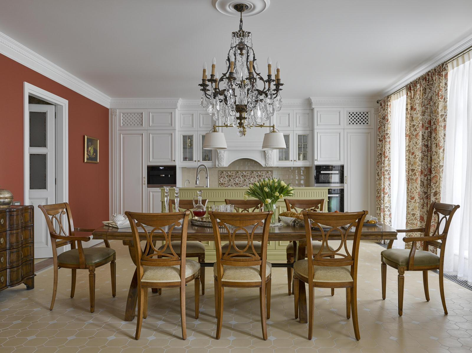 Фотосъемка интерьера квартиры на Весковском переулке для SALON Классика