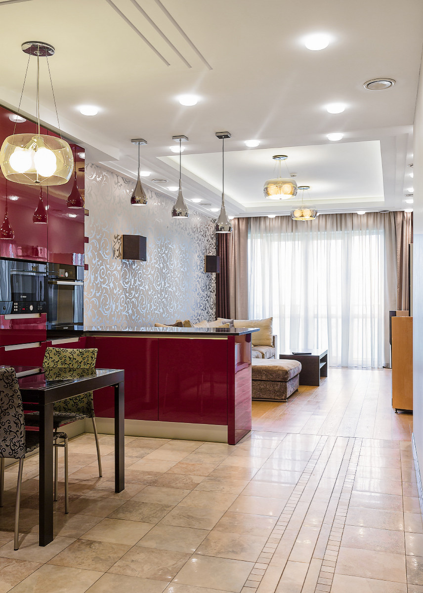 Современная квартира с одной спальней