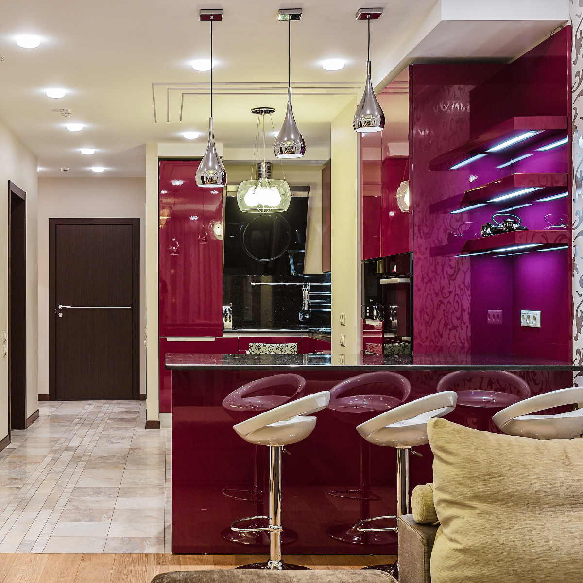 Современная квартира с одной спальней