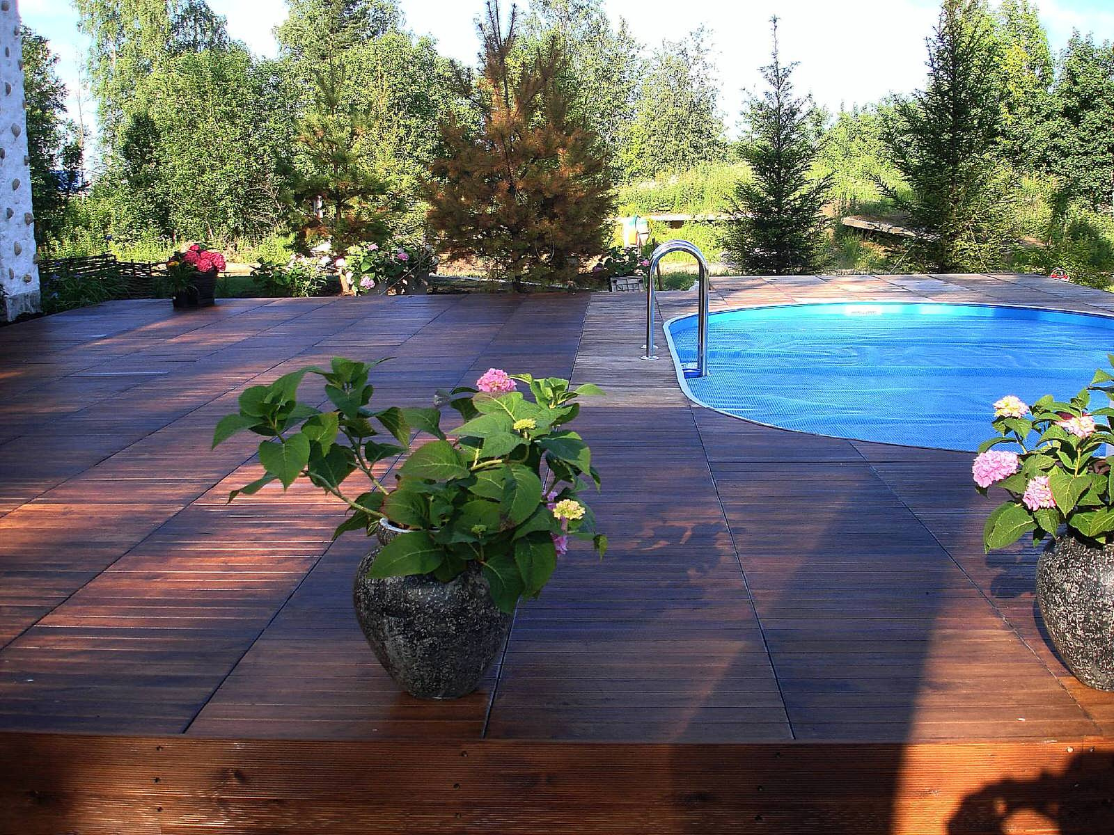 Оформление бассейна