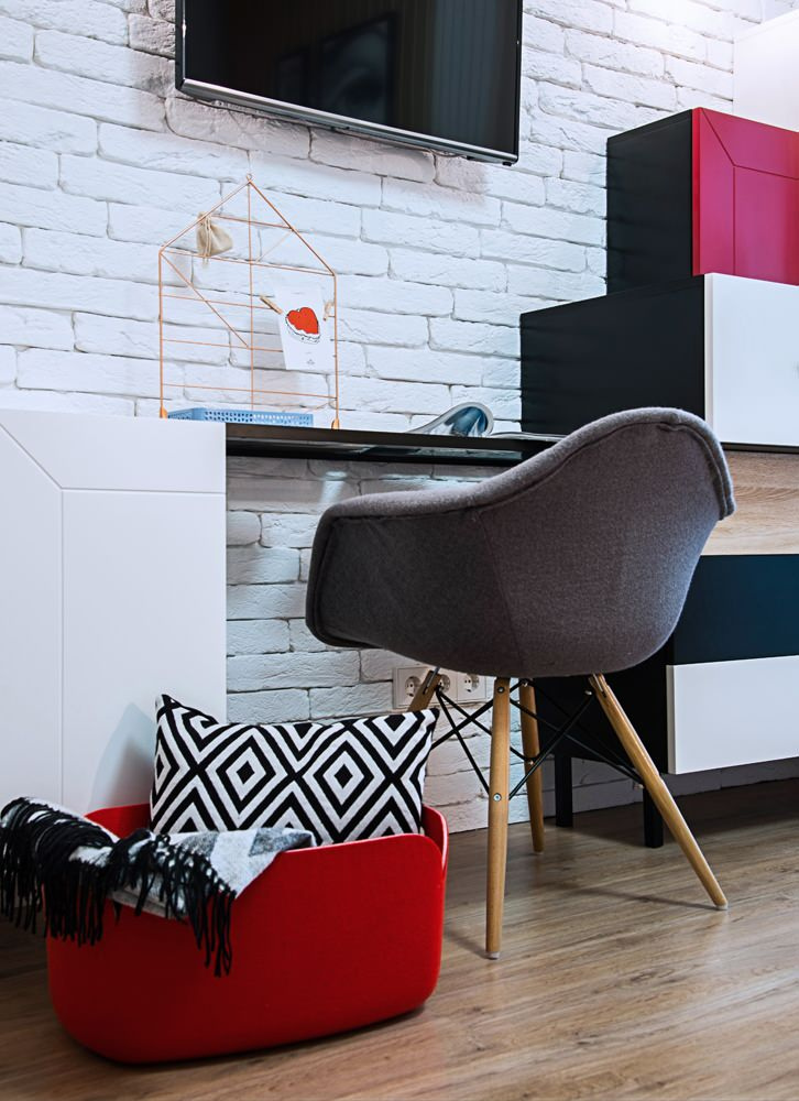 Houzz Украина: Скандинавский дизайн двухкомнатной квартиры 43 кв.м