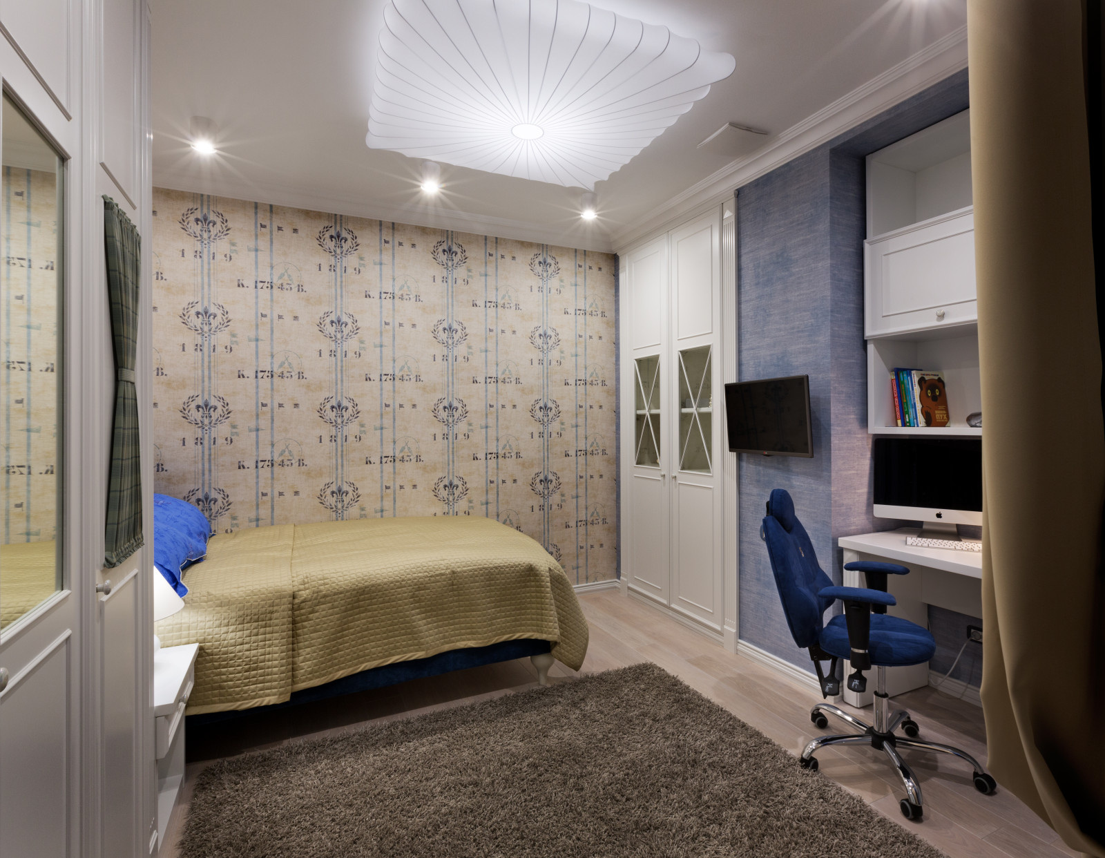 Светлые тона и зеркальные поверхности от Виктории Витковской