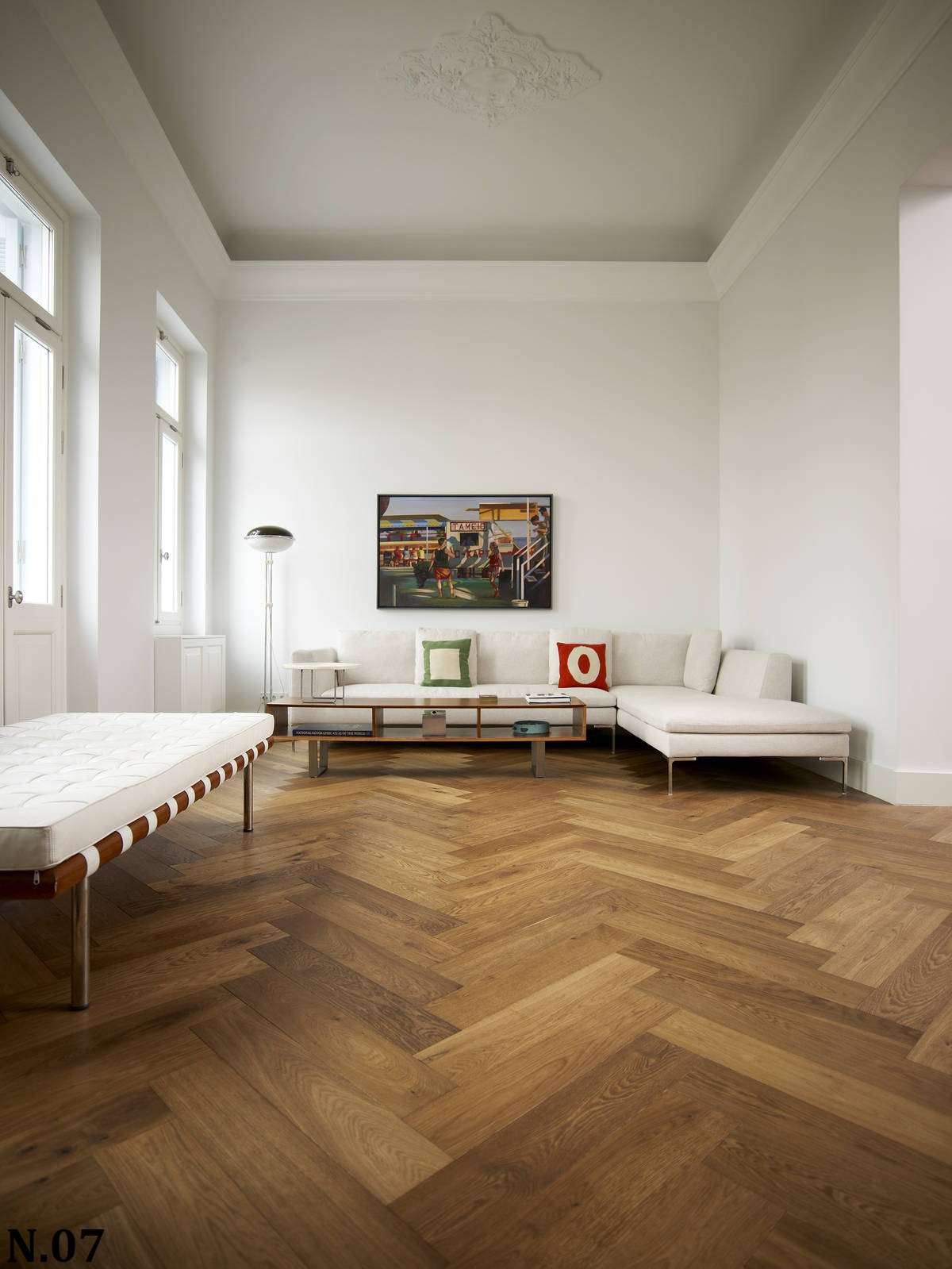 Пол в частном доме, инженерная доска DENNEBOS FLOORING, цвет N.07