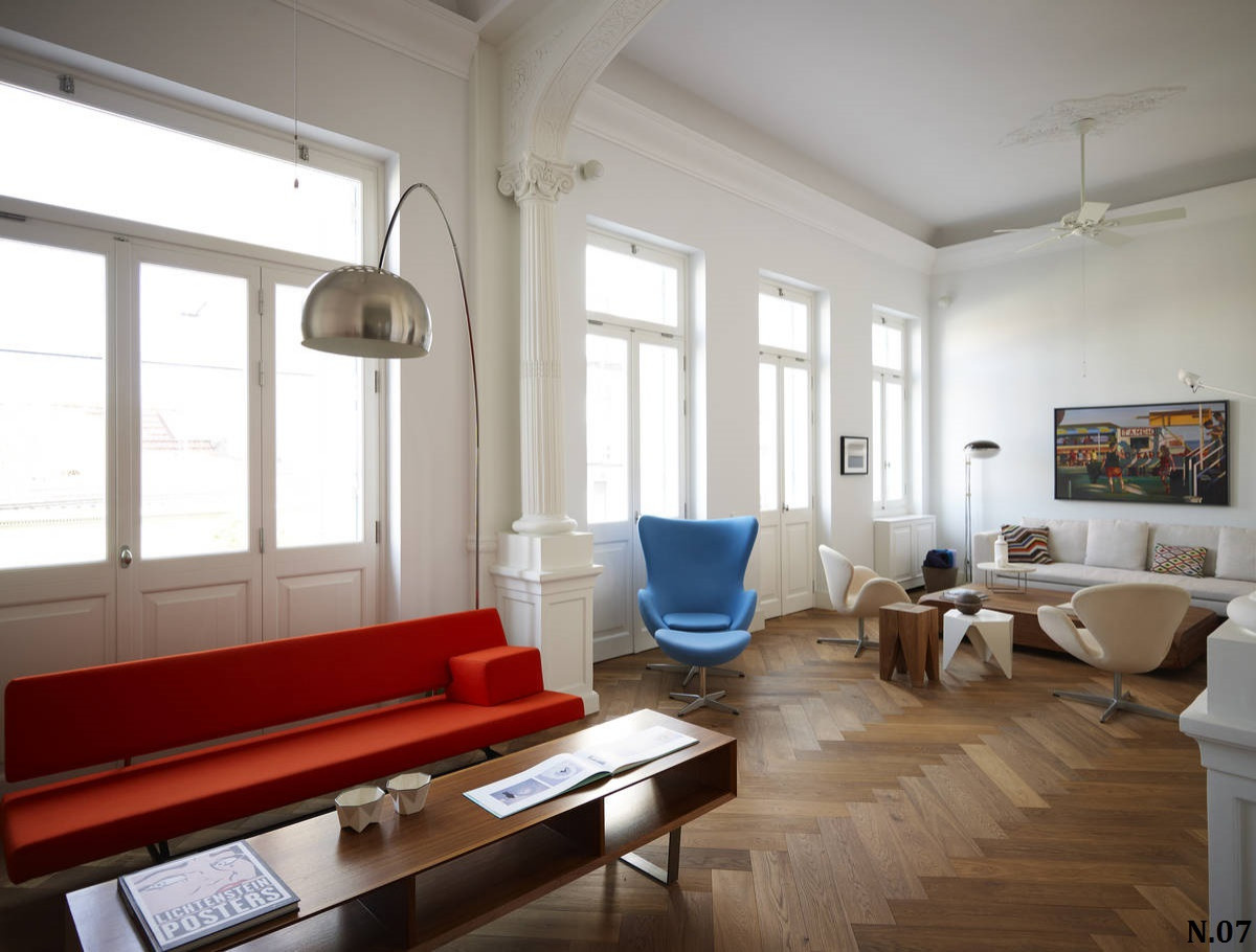 Пол в частном доме, инженерная доска DENNEBOS FLOORING, цвет N.07