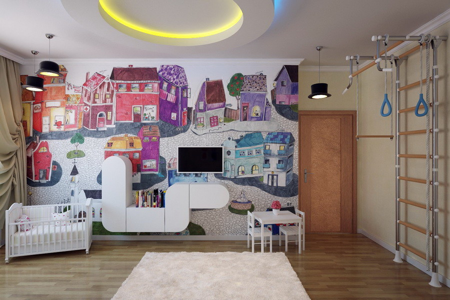 Дизайн интерьера квартиры "Яркий постмодерн"