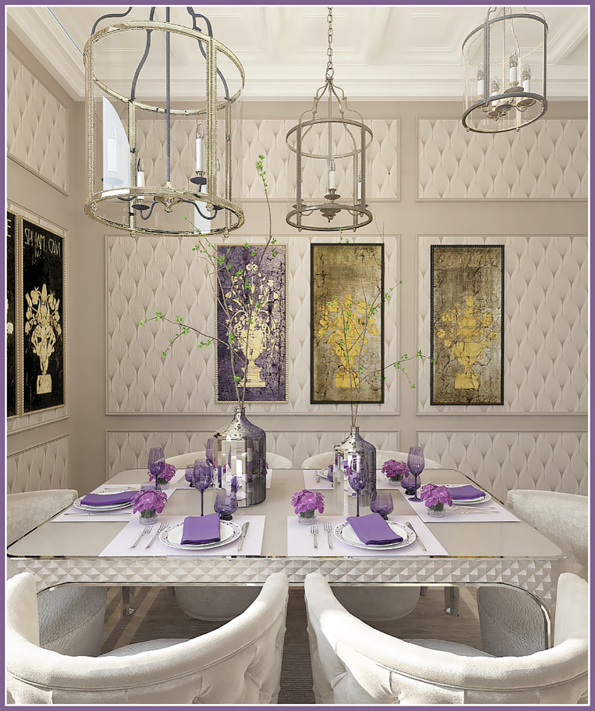 Интерьер кухни-столовой