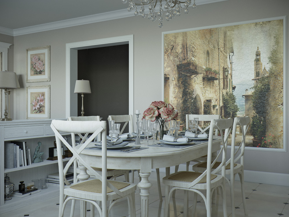 Небольшая студия в классическом стиле