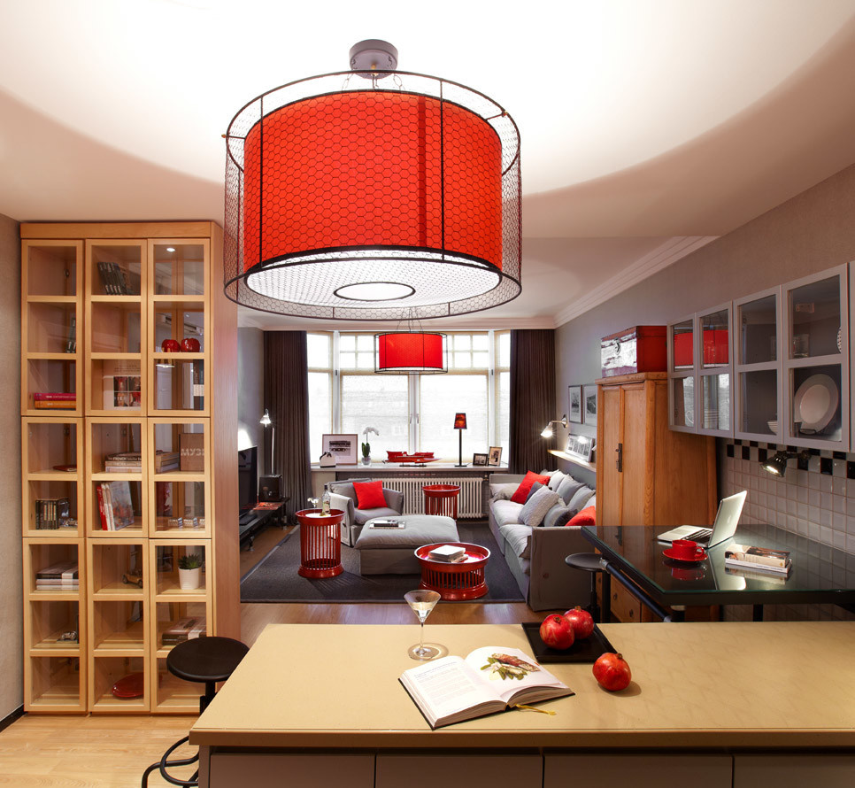 Квартира с яркими акцентам