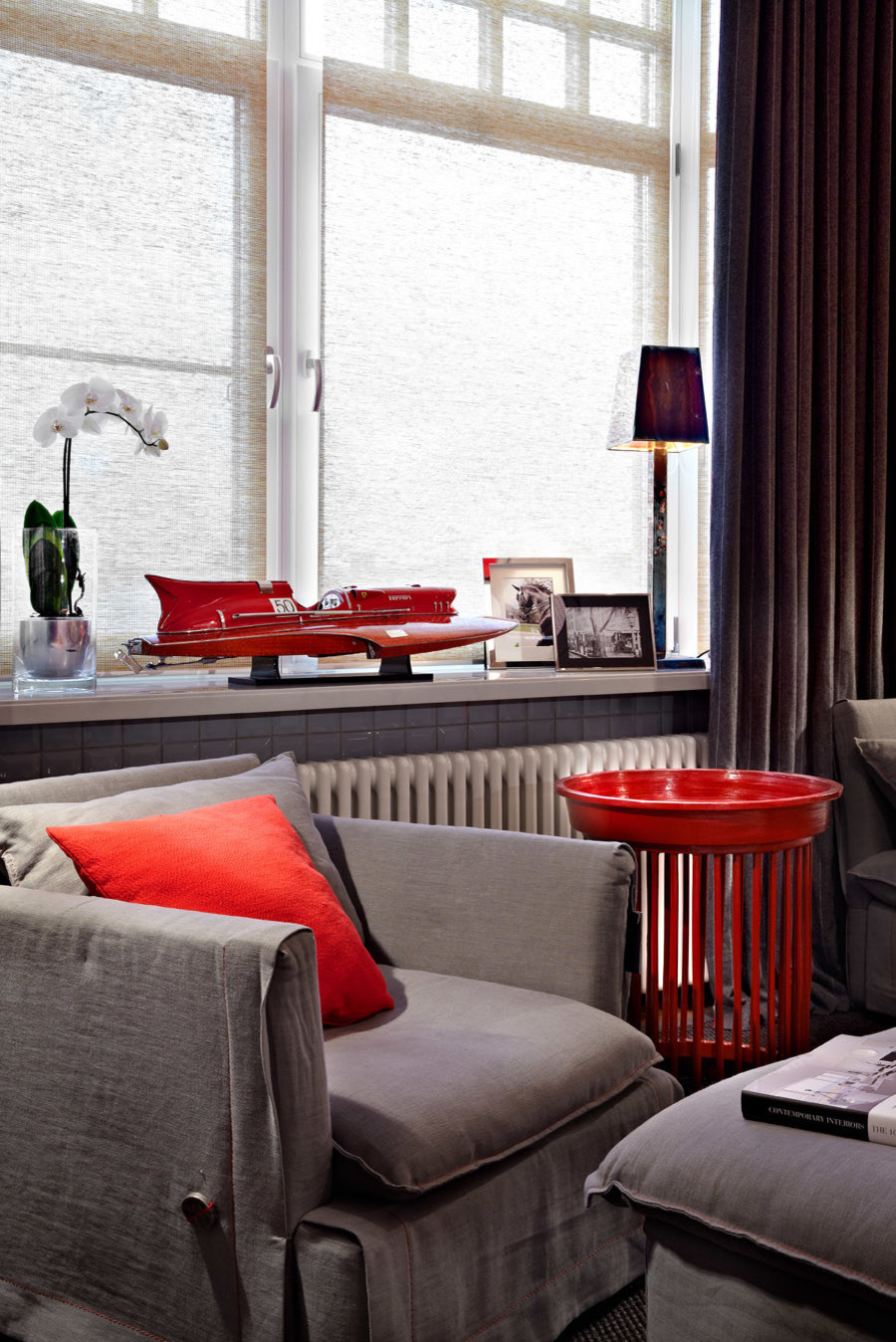 Квартира с яркими акцентам