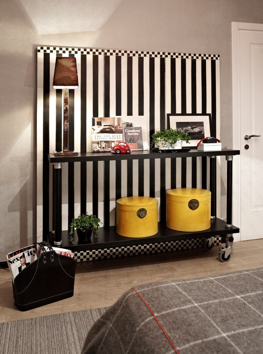 Квартира с яркими акцентам