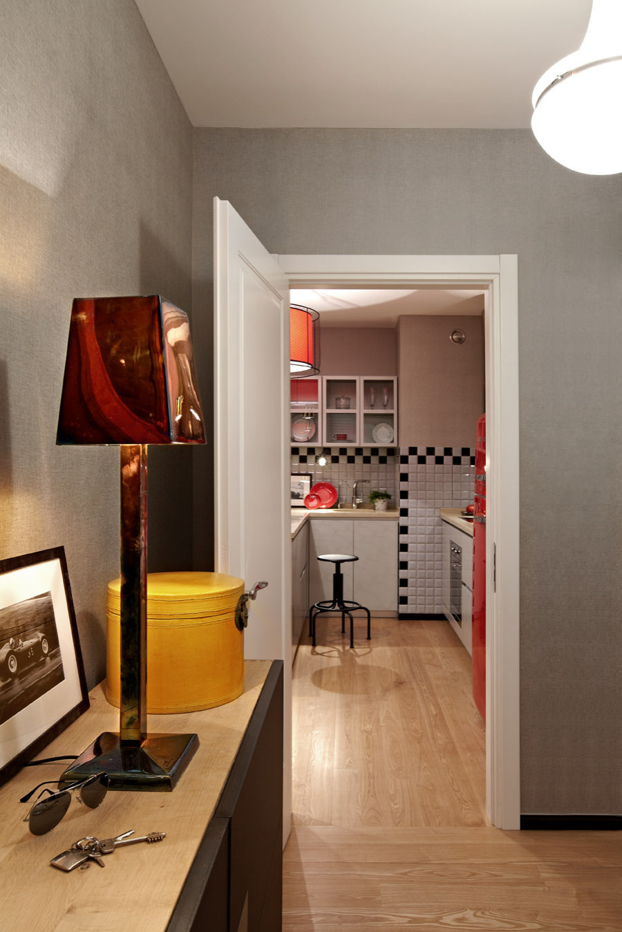 Квартира с яркими акцентам