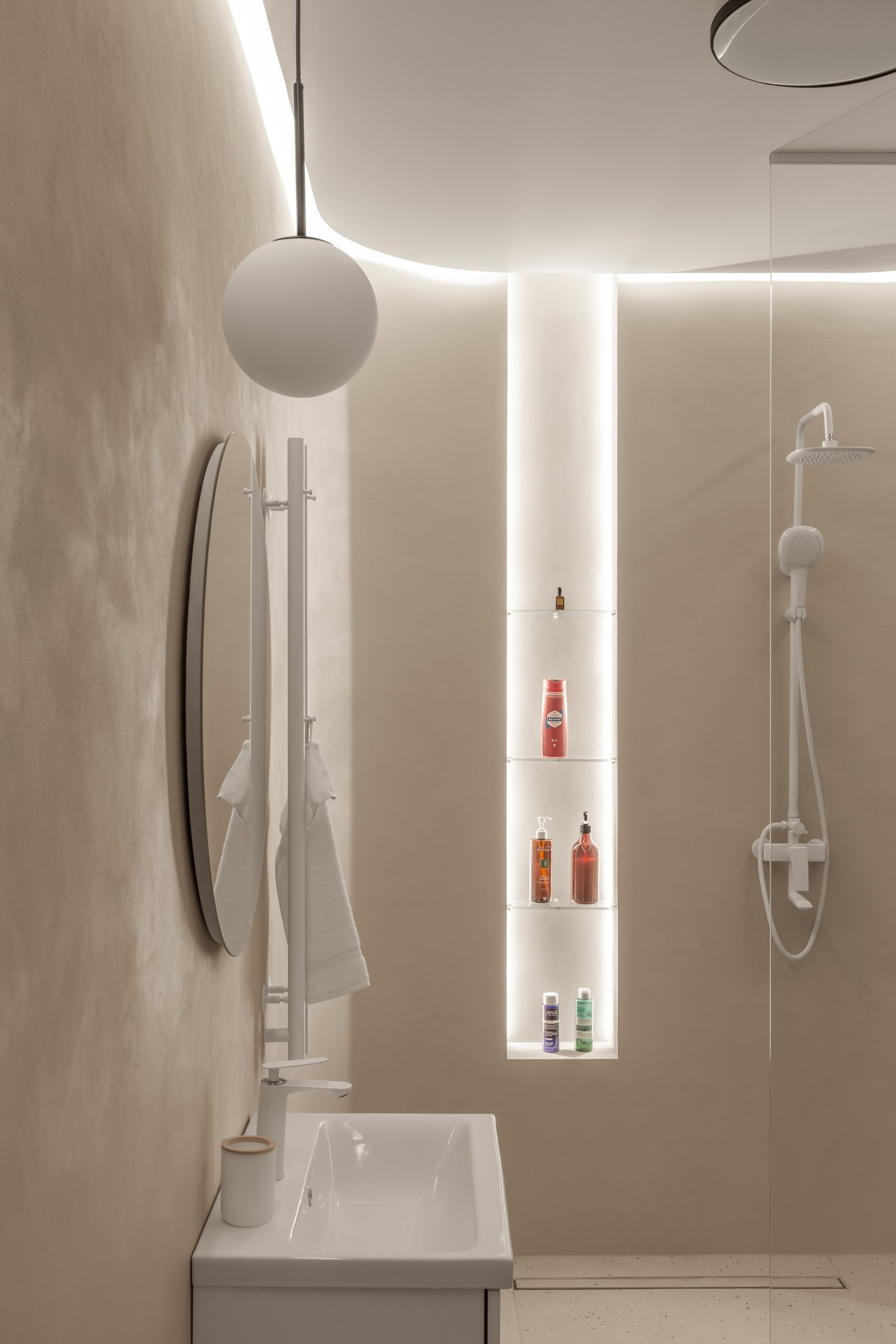 NIAGARA. Интерьер квартиры 69 кв.м в Алматы.