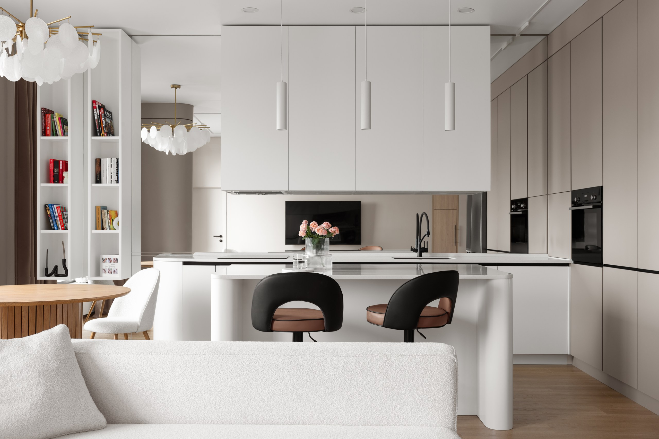 NIAGARA. Интерьер квартиры 69 кв.м в Алматы.