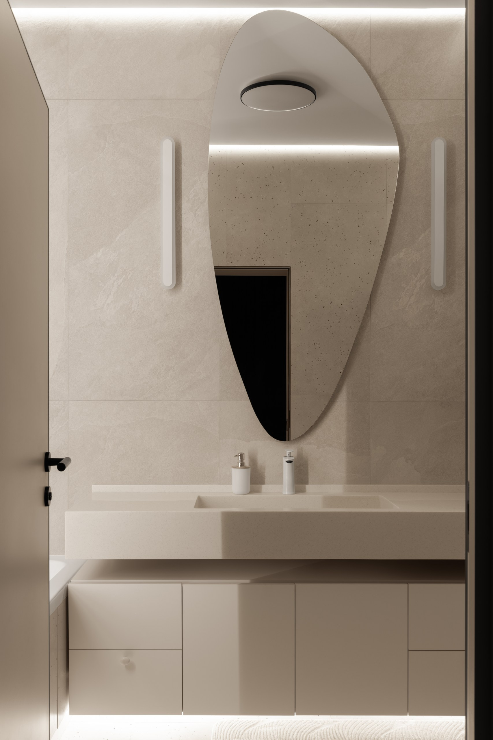 NIAGARA. Интерьер квартиры 69 кв.м в Алматы.