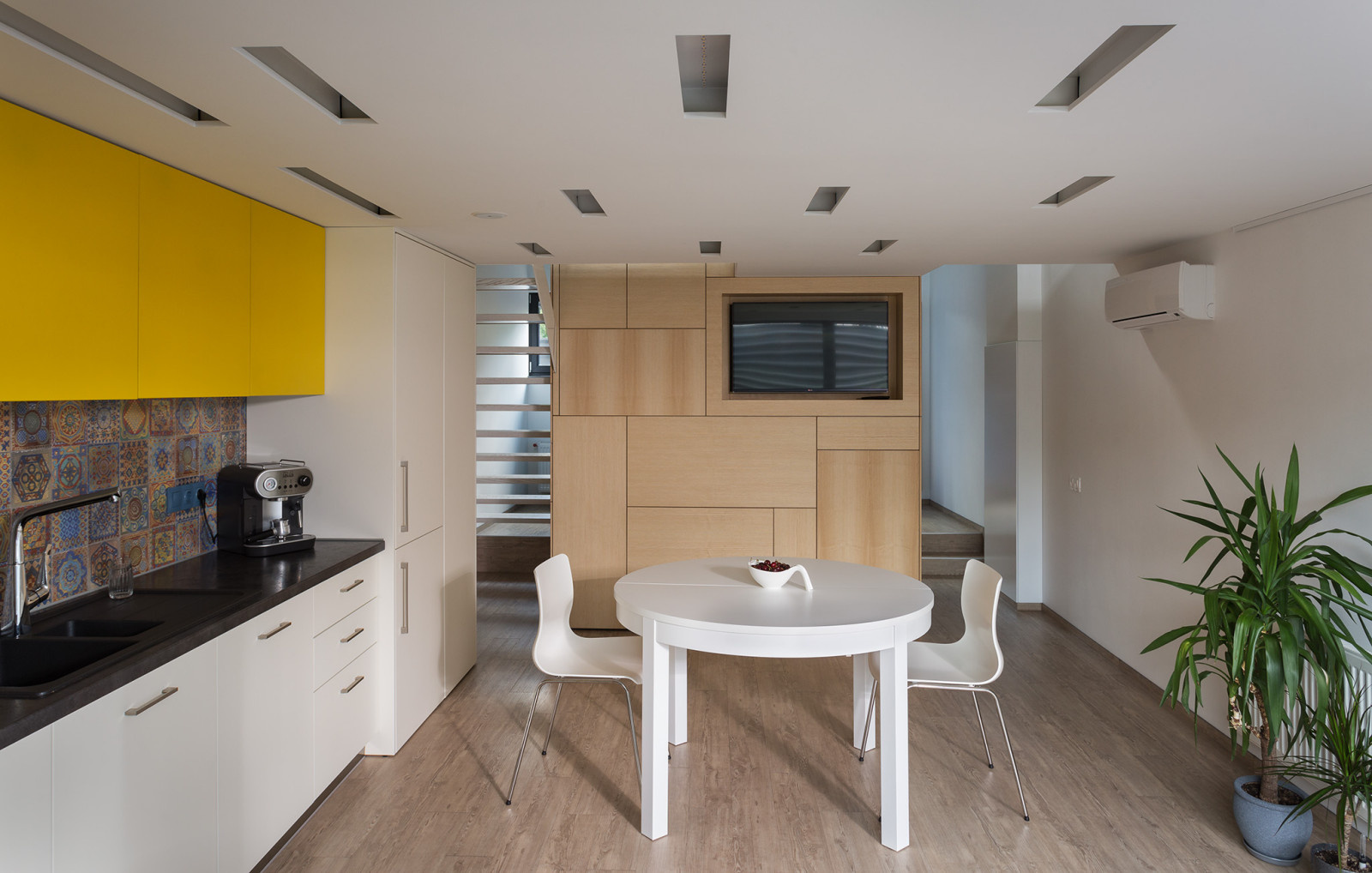 Houzz Украина: Трехуровневый дом нестандартной планировки в Харькове