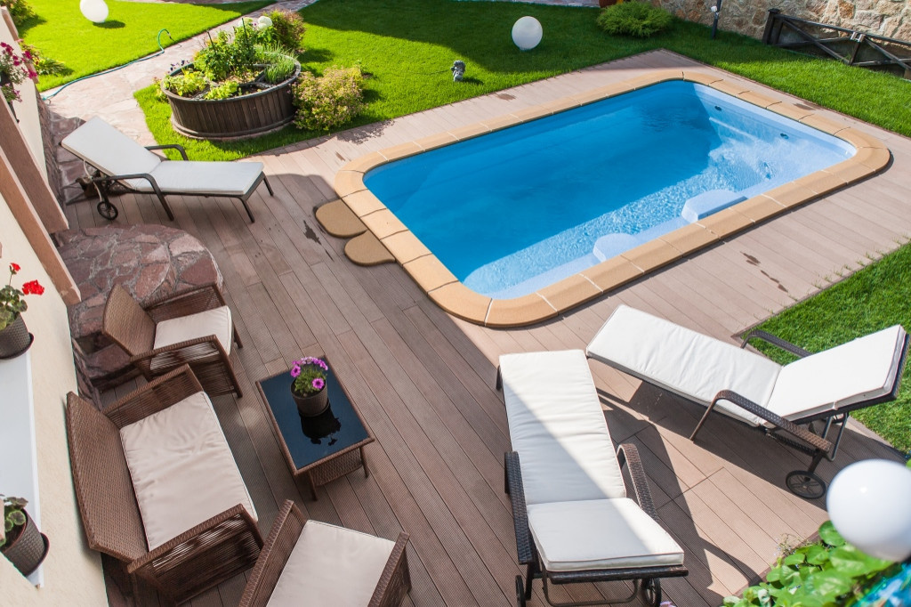 Композитный бассейн в Каштаке (Челябинская область)