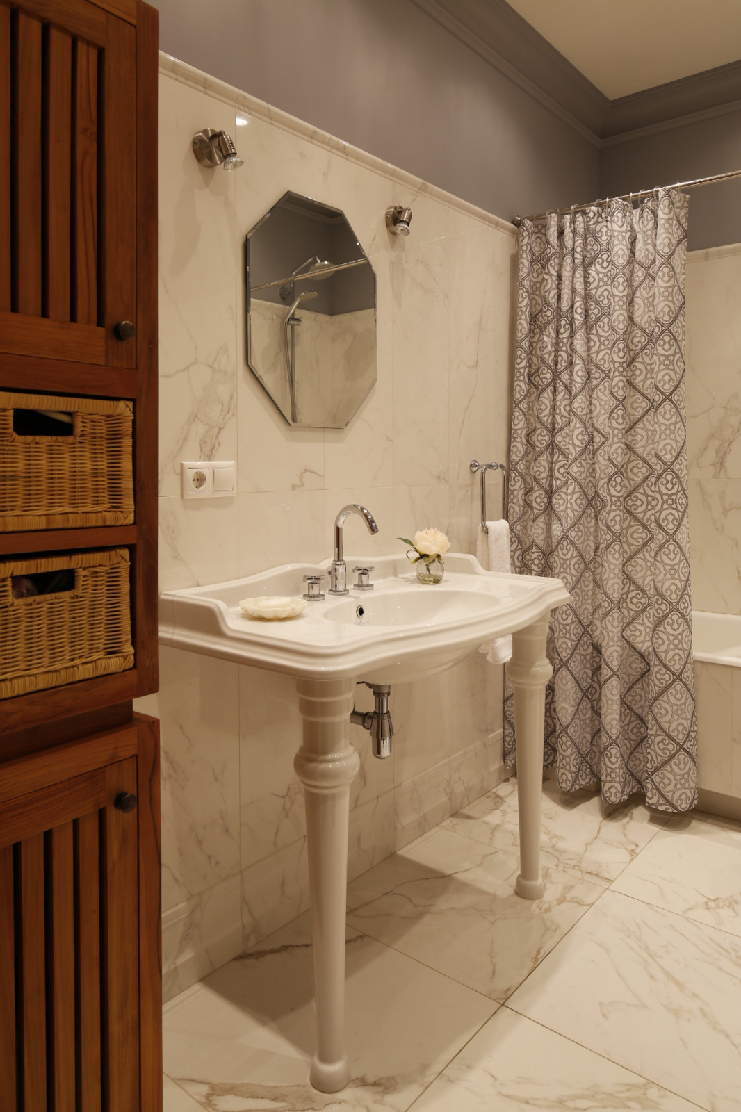 Интерьер квартиры в ЖК Измайловский, 75 кв.м