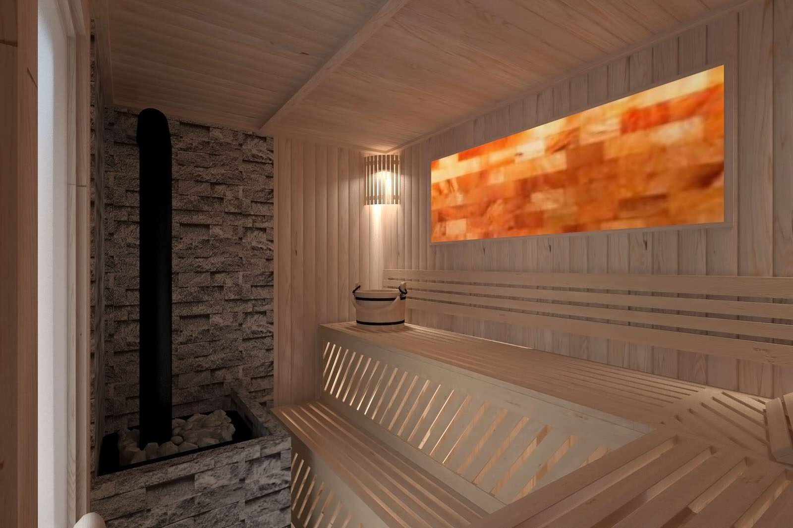 Дизайн интерьера дачи из сруба