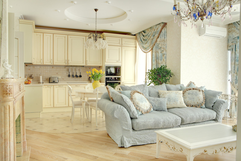 Интерьер в пастельных тонах