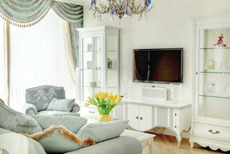 Интерьер в пастельных тонах