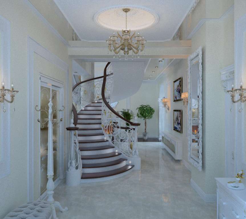 Загородный дом на берегу моря.