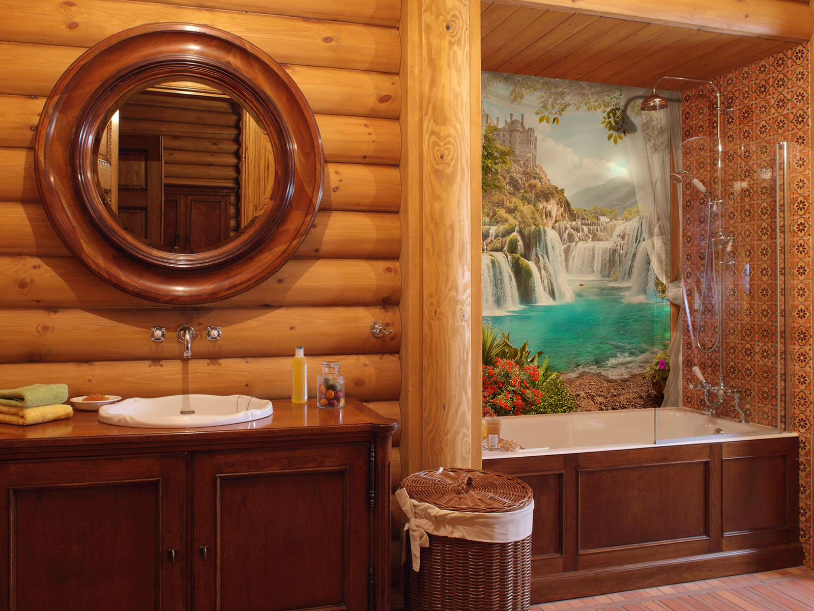 Фрески в ванной