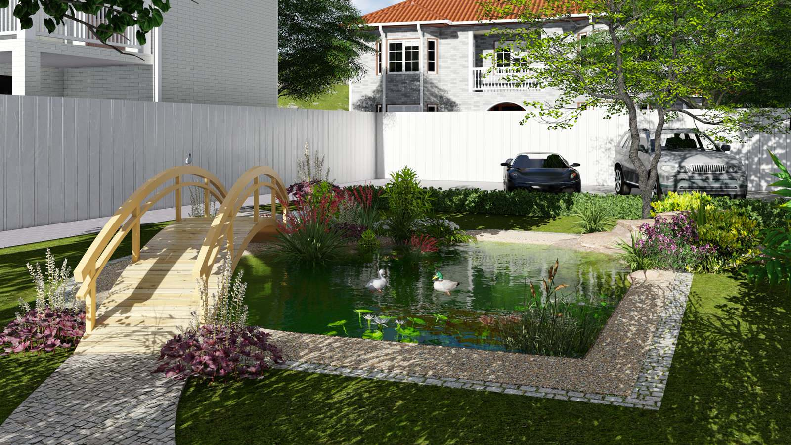 Обложка проекта: Пруд в частном доме, Ремизовка, Алматы