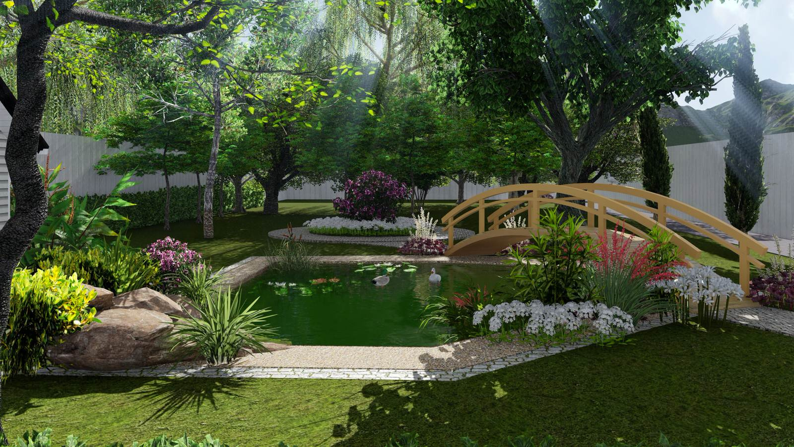 Пруд в частном доме, Ремизовка, Алматы