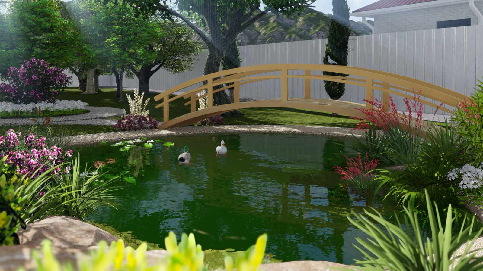 Пруд в частном доме, Ремизовка, Алматы