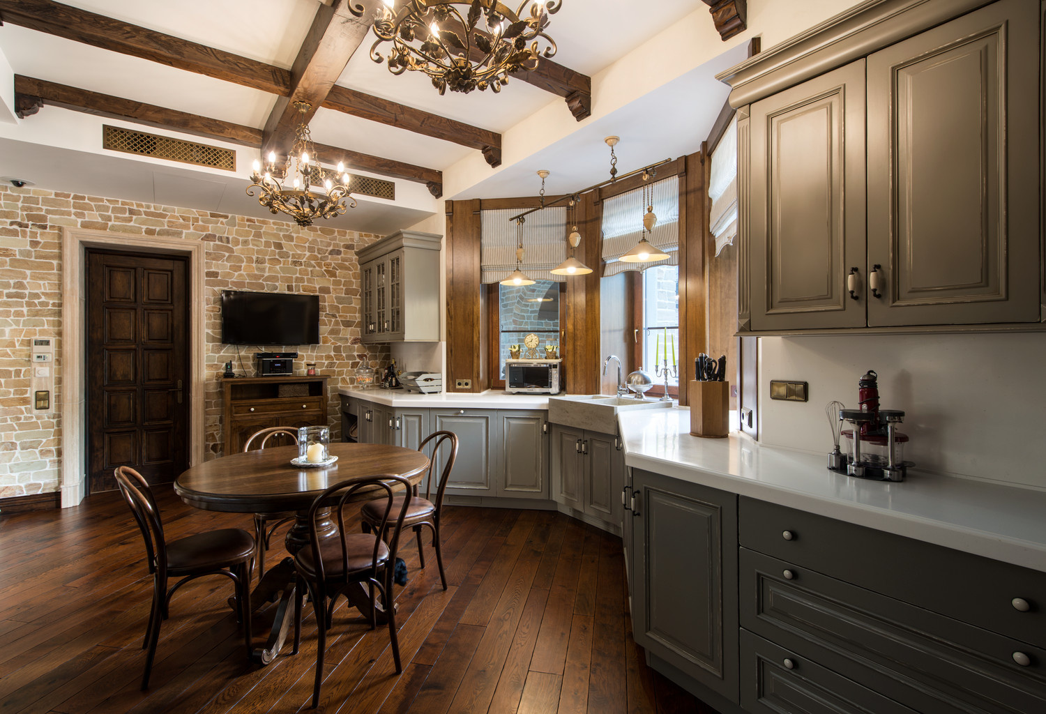 Интерьеры дома в поселке "Третья Охота"