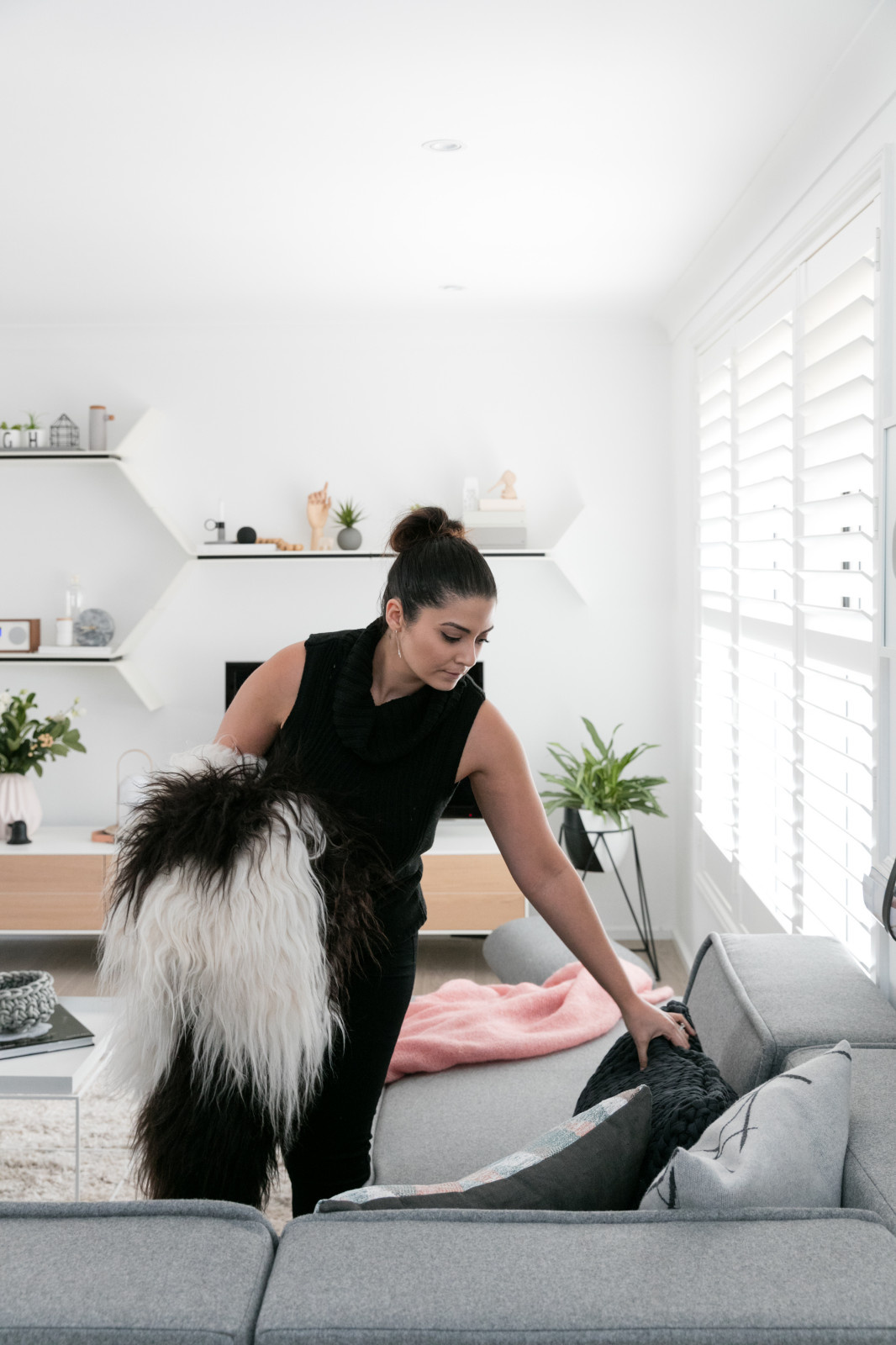 Гостиная в скандинавском стиле