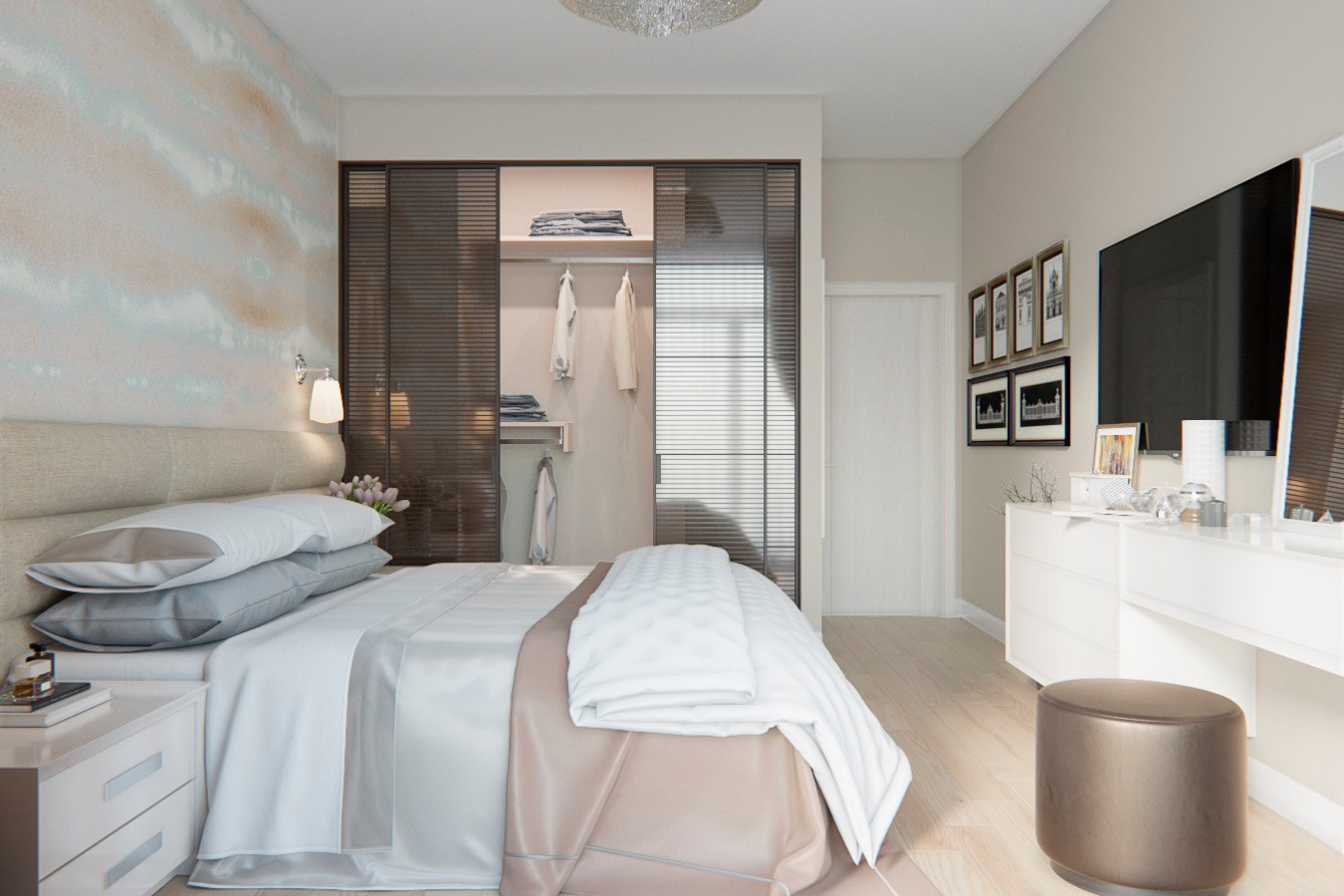 TRIBUCA - 86M | Дизайн квартиры в современном стиле 86 кв. м.