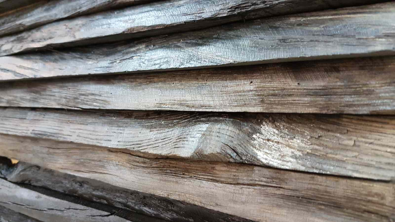 Деревянные панели Live Edge Design, массив мореного дуба