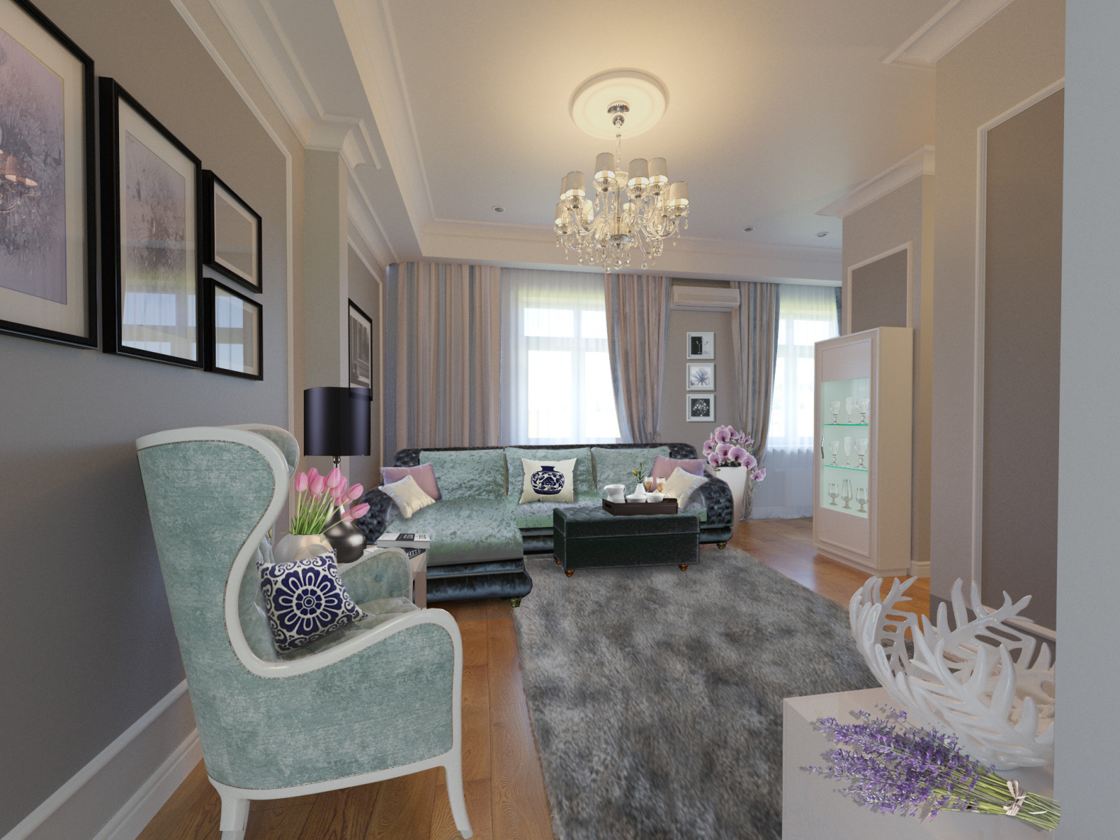 Interior design small apartment