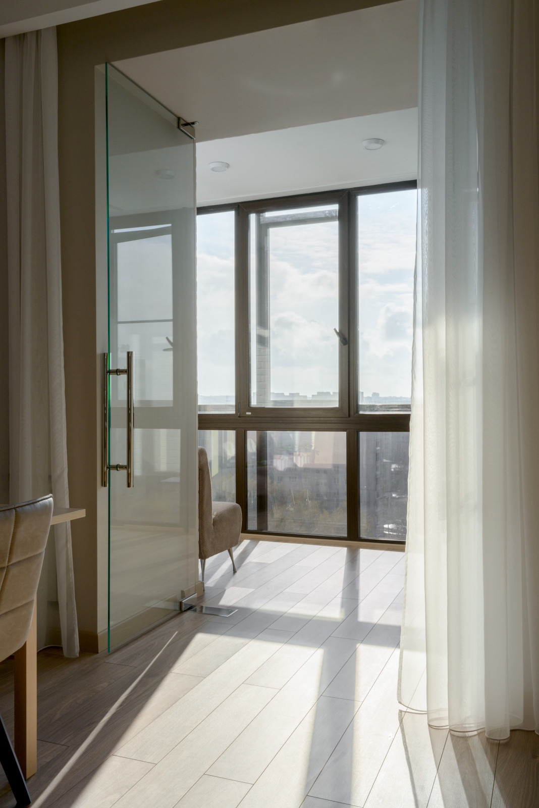 Двухъярусная квартира в стиле Экоминимализм